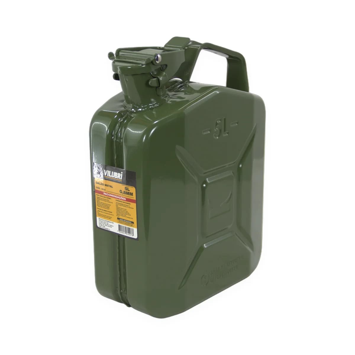 Galão Metal 0,8mm - 5l