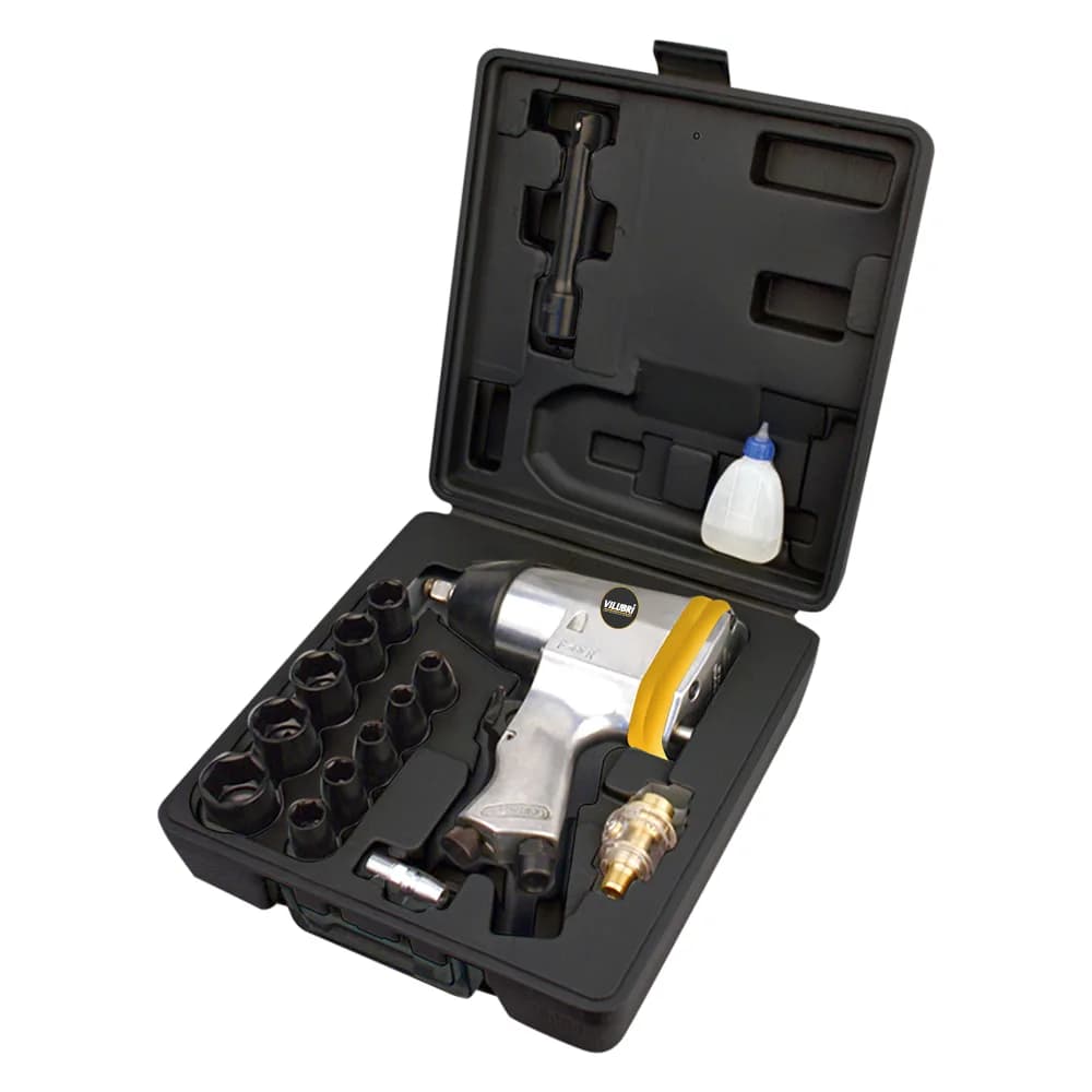 Chave de Impacto Pneumática 1/2" - Torque 312Nm - Kit 17pcs — foto 1