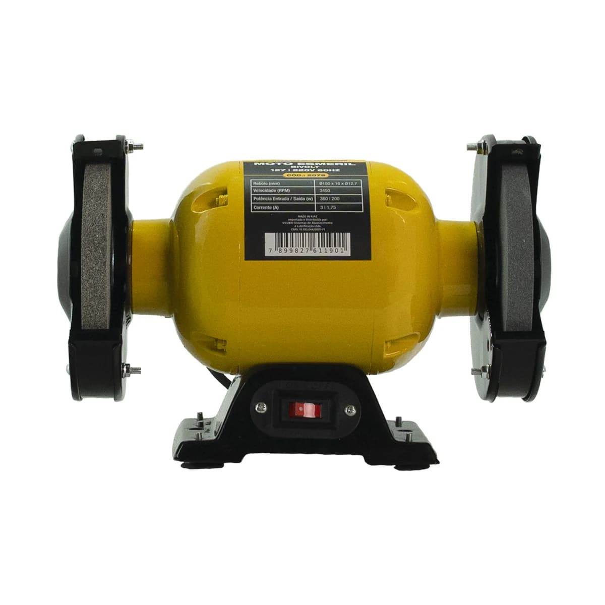 Moto Esmeril Monofásico Bivolt 127/220V 60Hz -  360W