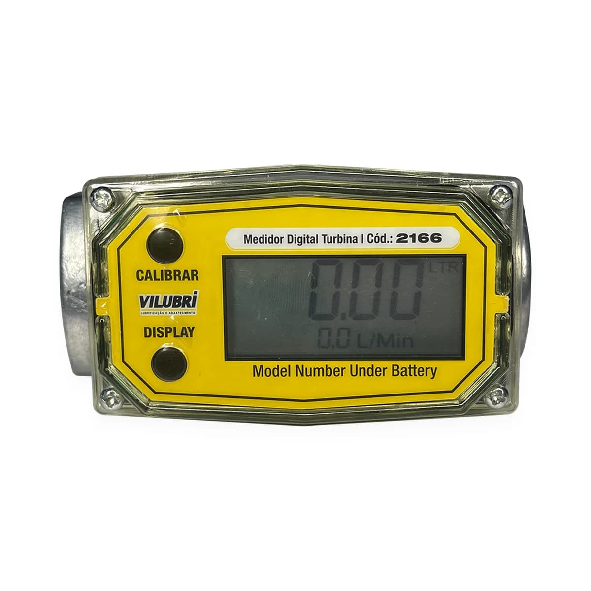 Medidor Digital de Turbina  1" NPT - 10 a 100l/min