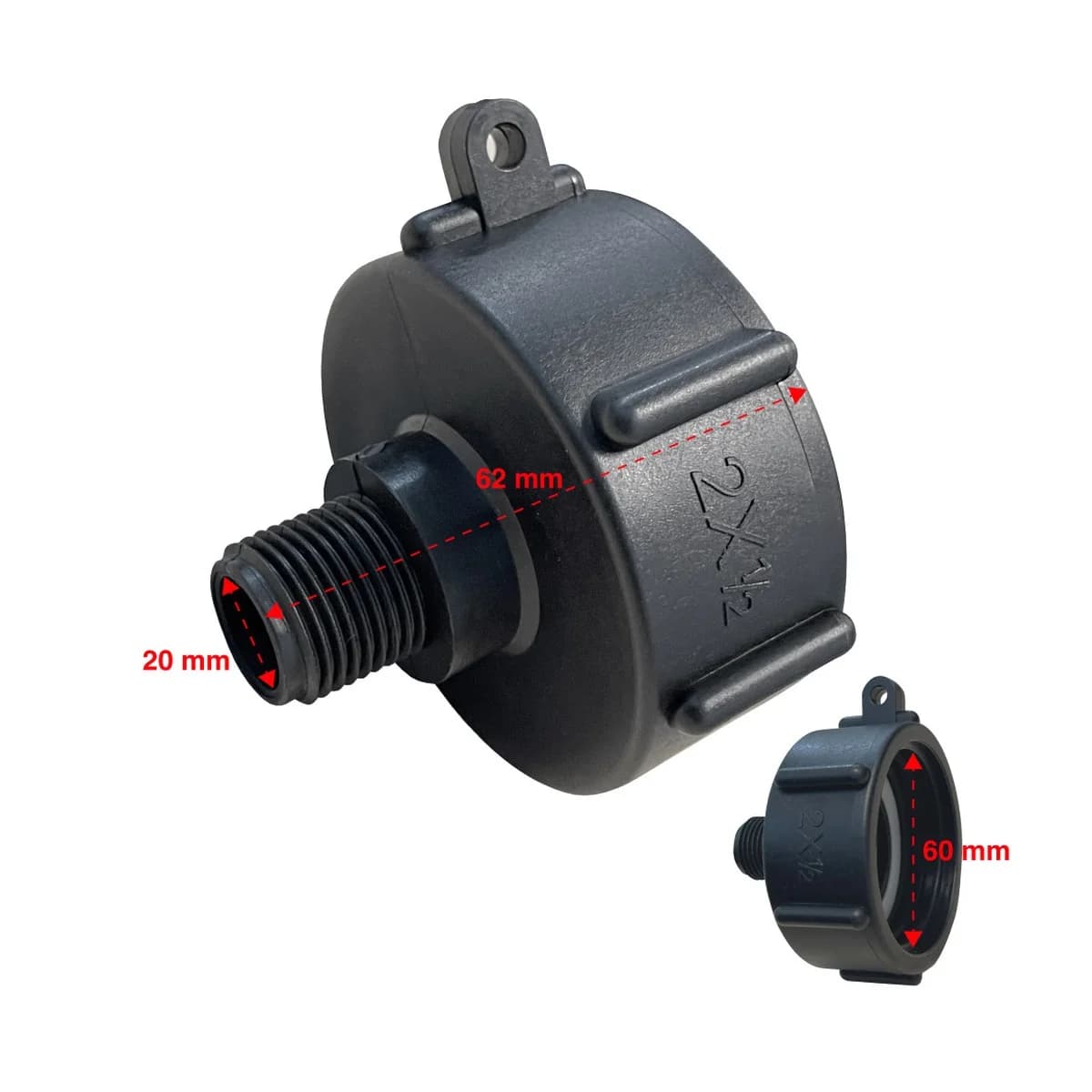 Adaptador Camlock em Polietileno 1 1/2" — foto 1
