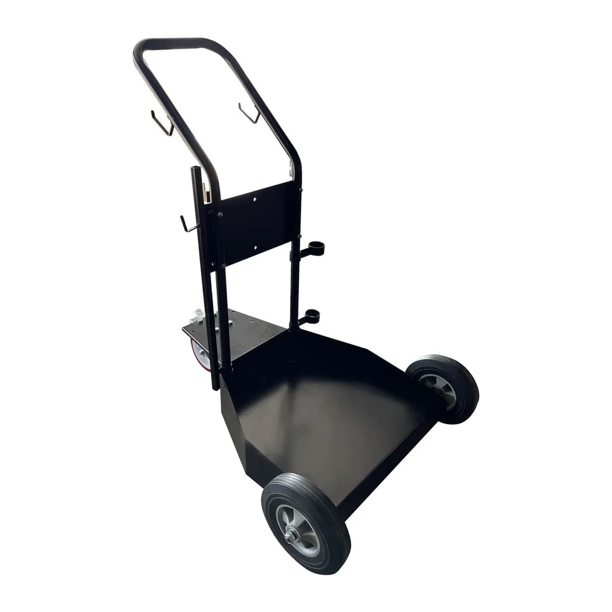 Carrinho p/ Tambor 200 Kg c/ 3 Rodas - Preto
