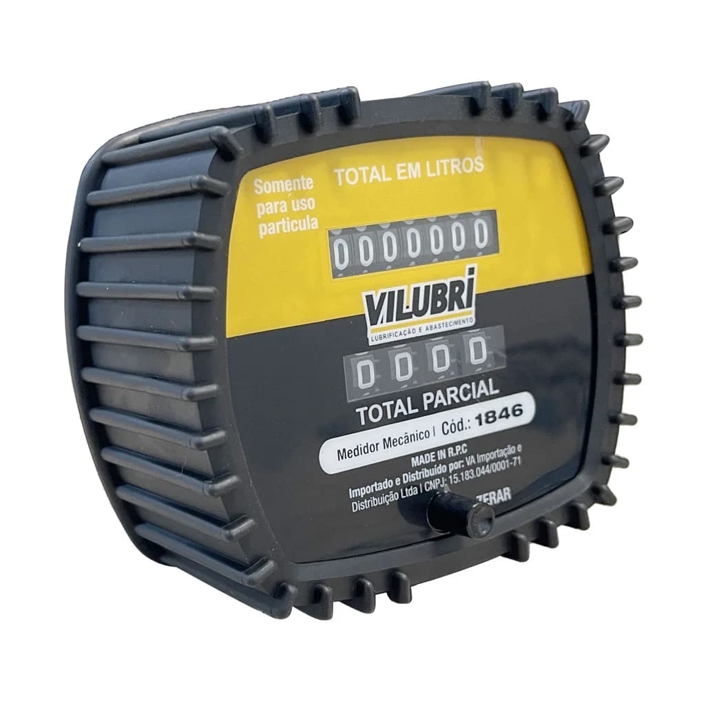 Medidor Mecânico p/ Óleo Lubrificante Rosca (F) 1/2” NPT até 30l/min