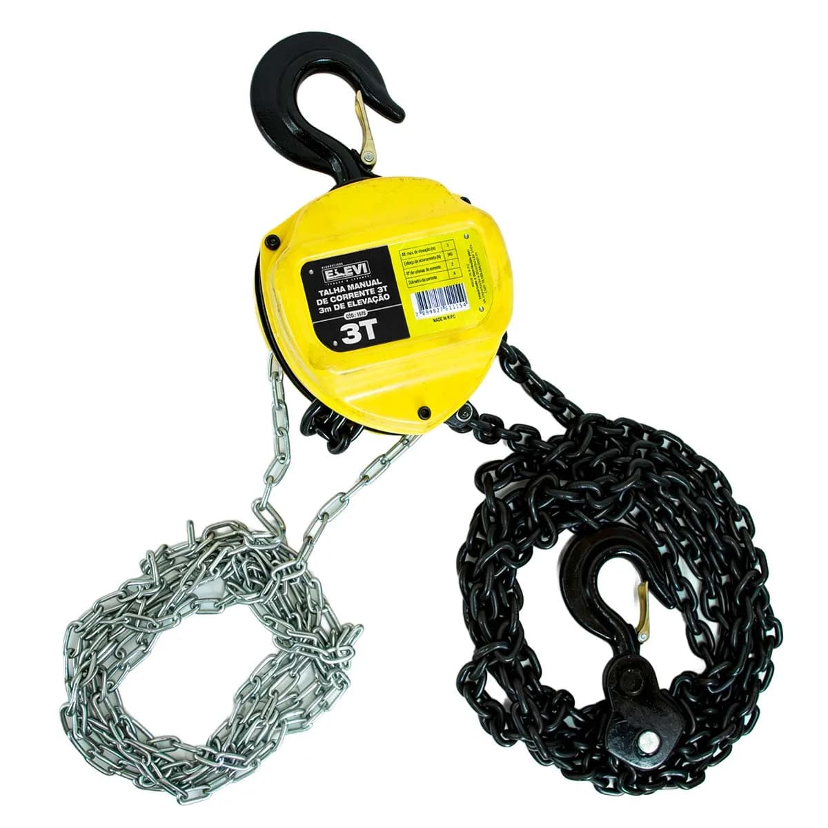 Talha Manual de Corrente 3T - 3m de Elevação