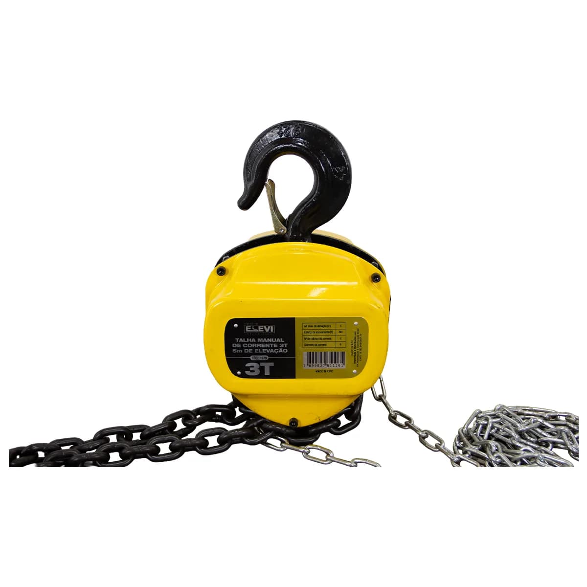 Talha Manual de Corrente 3T - 5m de Elevação